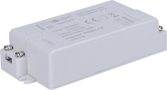 Solight LED-strømforsyning 230 V til 12 V 2 A 24 W IP20