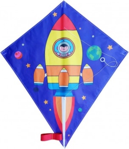 Flyvende drage Kosmisk raket 70x60 cm