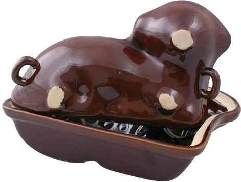 To-delt keramisk form til påskelam 31 × 19,5 × 13 cm