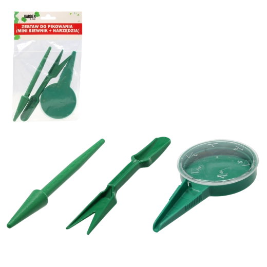 Sæt til ompotning med minisiør og værktøj