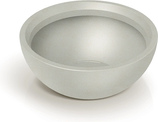 Molio Bowl blomsterkrukke 60 cm sandfarvet