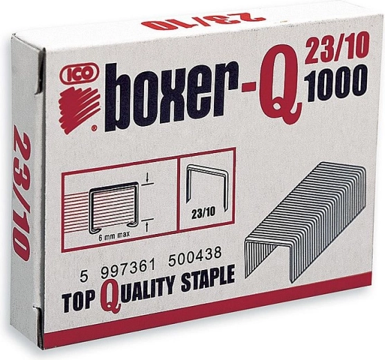 Hæfteklammer 23/10, galvaniserede, 1000 stk.