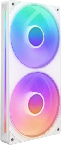 dobbelt blæser NZXT F240 RGB Core PWM hvid