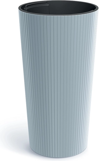 Plantekrukke Lamia Slim 30 cm lysegrå med indre indsats