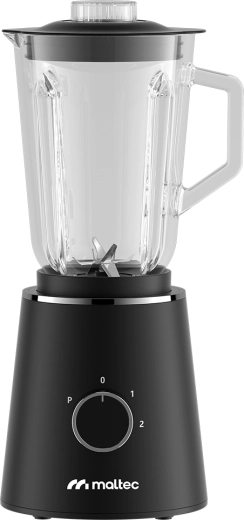 MalTec bordblender med glaskande 1,5 l og flaske 500 ml