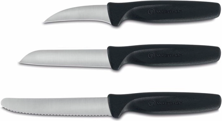 Sæt farvede knive Wüsthof, 3 stk., sort