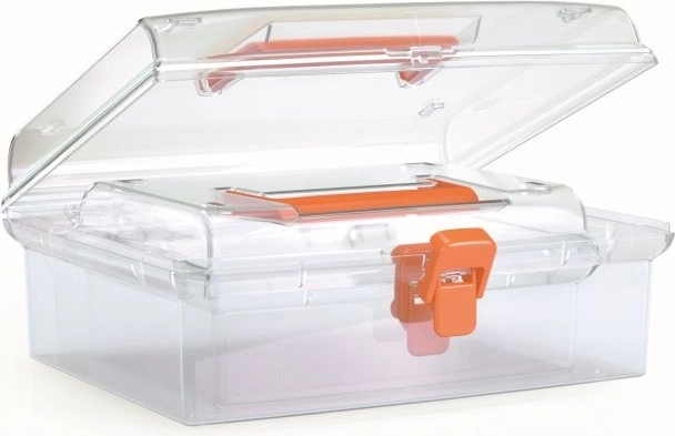 Plastikorganisatorer NUF sæt 245 × 214 × 100 mm – orange