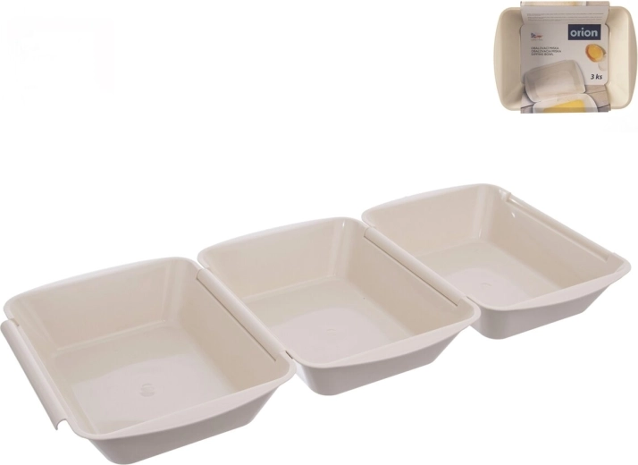 Sæt med skåle til panering 3×1,5 l, 3 stk.