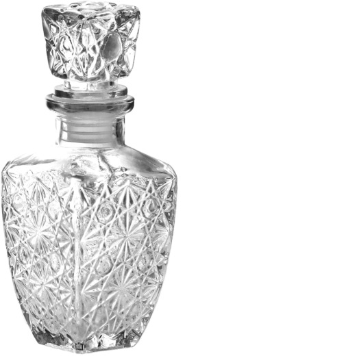 Glaskaraffel 250 ml med prop