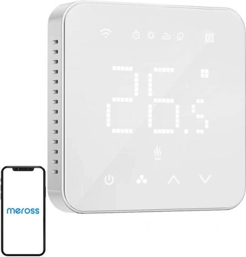 Smart Wi‑Fi-termostat Meross til elektrisk gulvvarme (HomeKit)