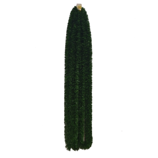 Grøn juleguirlande 6 m, diameter 10 cm