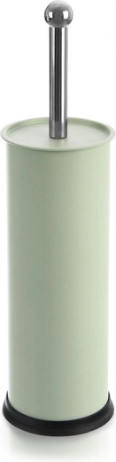 Toiletbørste med holder GREENISH, metal, grøn, 10 × 38,5 cm