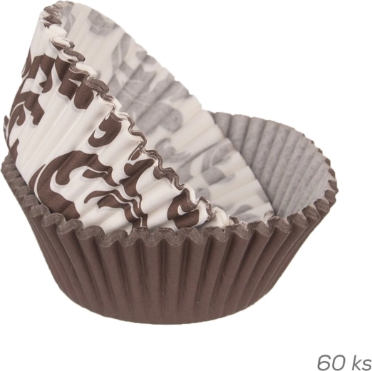Papir-konfektforme 2,5 cm mix 60 stk