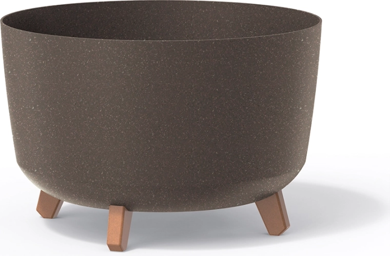 Blomsterpotte Gracia Standard Eco Wood 38 cm – kaffe