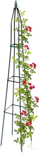 Vilde haveobelisk til klatreplanter, grøn 190 cm