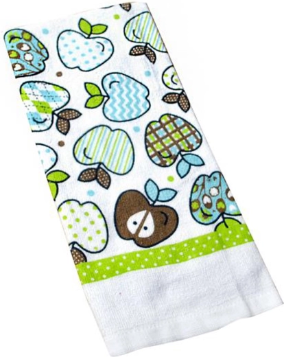 Køkkenhåndklæde TORO med æblemotiv, 38 × 63 cm, 2 stk.