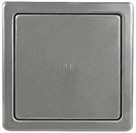 Rustfri inspektionslåge til bad 150 × 150 mm