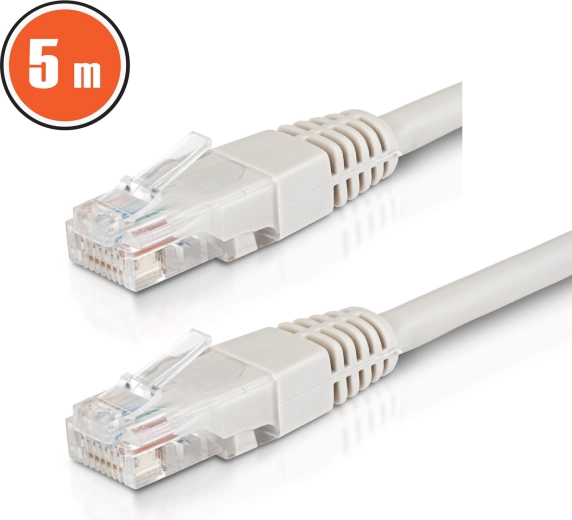 Netværks-patchkabel UTP CAT6 CCA 5 m gråt