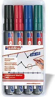 Whiteboardtuscher Edding 250 – sæt med 4 stk.