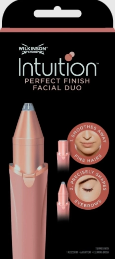 Wilkinson Facial Perfect Finish 2-i-1 trimmer til ansigt og øjenbryn