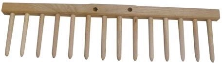 Trærive uden skaft 48 cm, 14 tænder