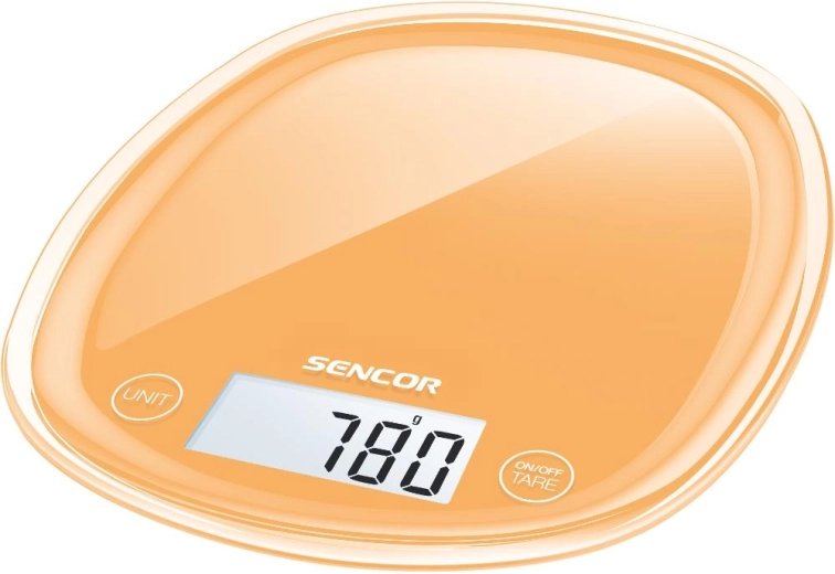Sencor køkkenvægt i orange