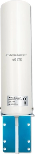 Omnidirektionel 4G LTE-antenne Qoltec med dobbelt 5 dBi forstærkning
