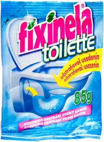 Fixinela Toilette – pulver til fjernelse af kalk i toilettet, 85 g