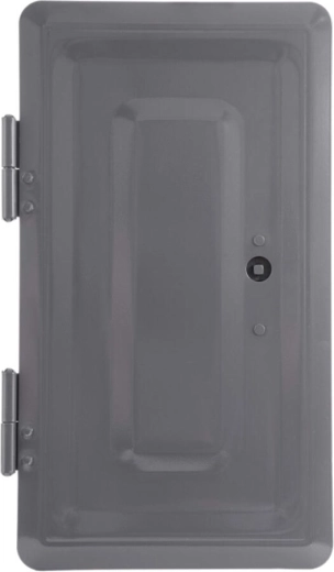 Dobbelt skorstenslåg grå 160 × 320 mm