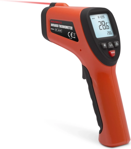 Digitalt infrarødt termometer med laser -50 til +380 °C
