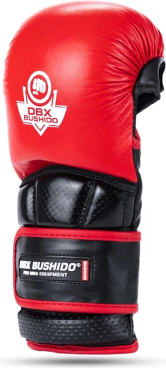 Premium MMA-handsker DBX BUSHIDO Warrior – rød