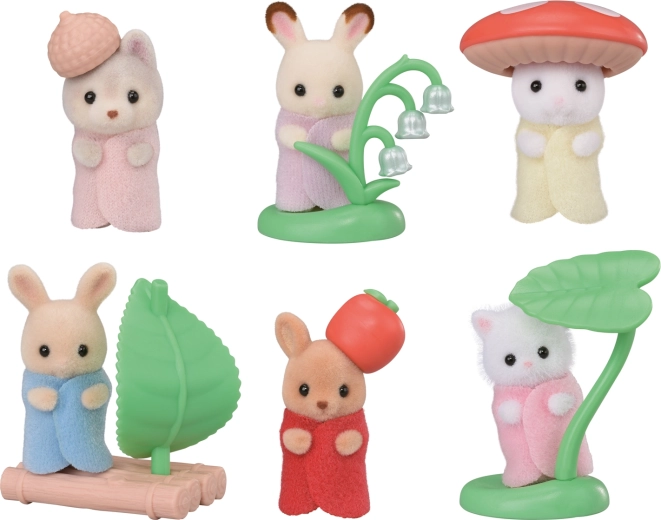 Sylvanian Families baby-dyr i skovkostumer (tilfældig pose)