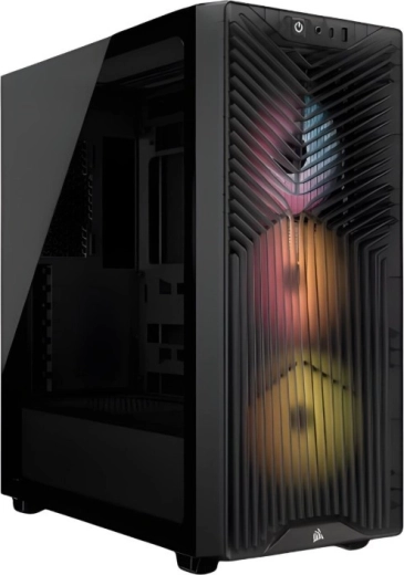 CORSAIR 3200D RS ARGB mid-tower med tonet glas