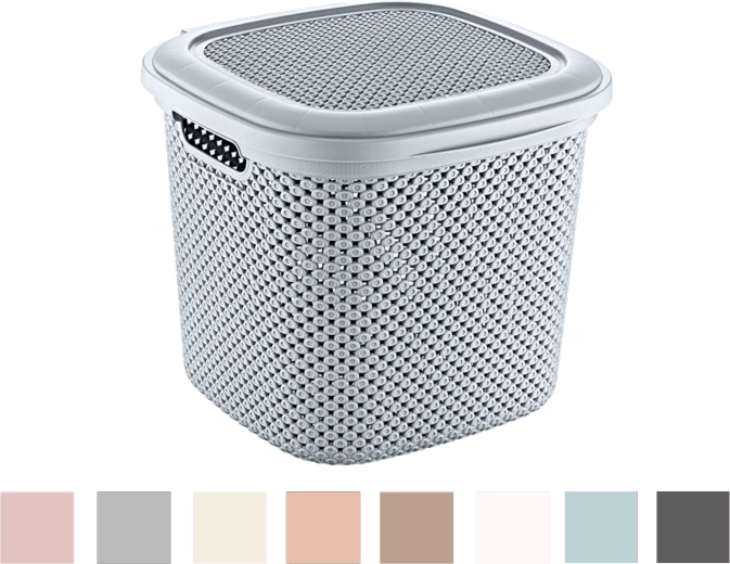 Diamond skraldespand med låg 15 l