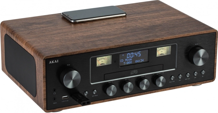 Akai Rhapsody mikrosystem med CD, DAB+/FM og Bluetooth