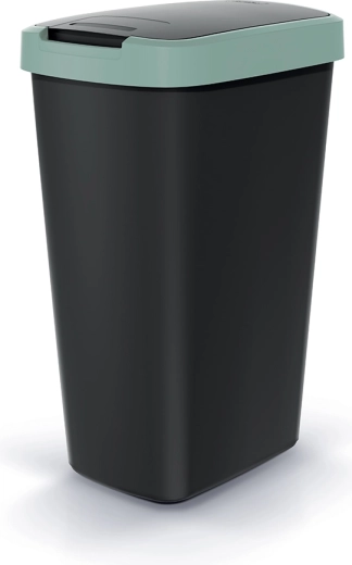 Smal skraldespand med vippe­låg 45 l PROSPERPLAST