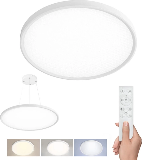 Solight LED-loftlampe Estela White UGR med fjernbetjening 40 W 4300 lm 50 cm