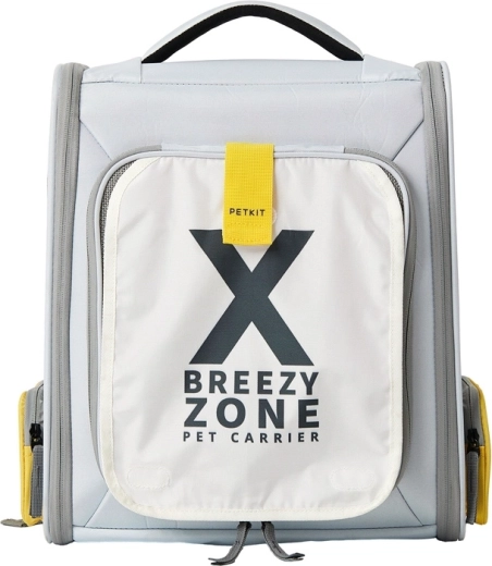 Petkit Breezy X ZONE rygsæk-transporttaske til kæledyr, grå