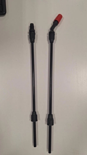 Sprøjtestav med forlængelse 40 cm af glasfiber