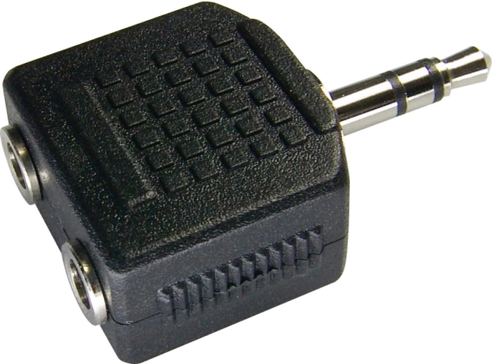Sencor-stereoadapter fra 3,5 mm jackstik til 2× 3,5 mm-stik