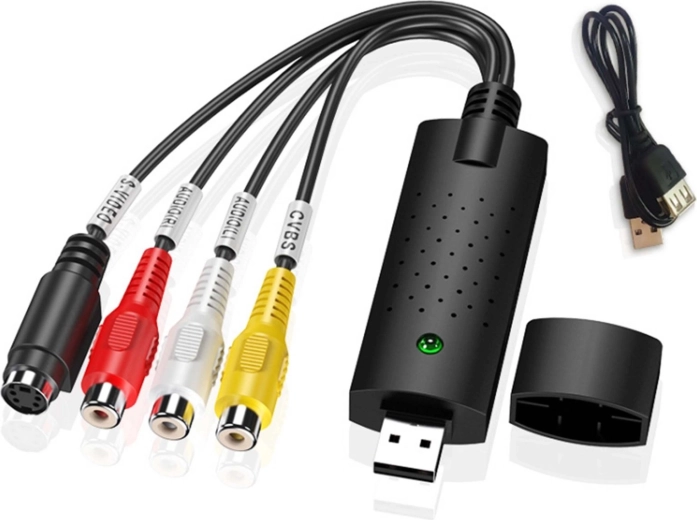 USB-video grabber til digitalisering af VHS Easycap dc60+ – 1 stk.