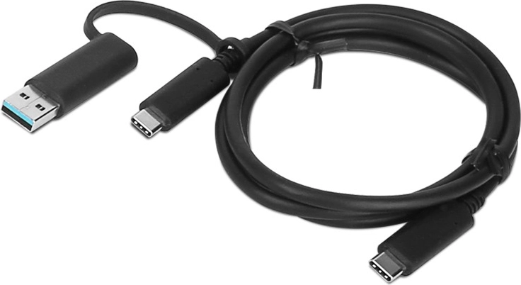Lenovo hybridkabel USB‑C med USB‑A‑adapter 1 m