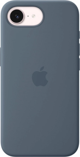 Silikoneetui med MagSafe til iPhone 17e – marineblå