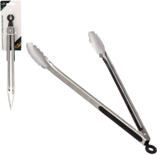 Grilltang i rustfrit stål 34 cm