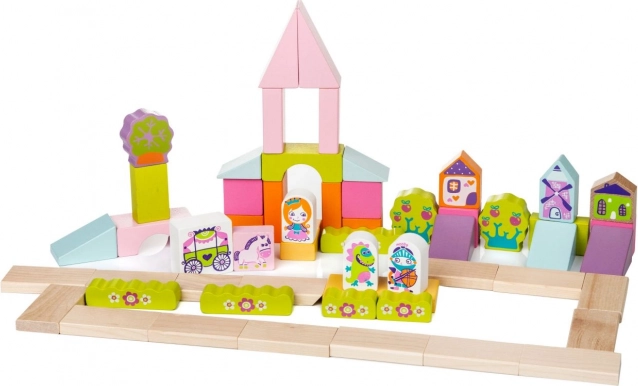 Eventyrby - træbyggesæt til børn fra CUBIKA