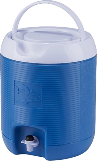 Termokande med tappehane 6 l blå