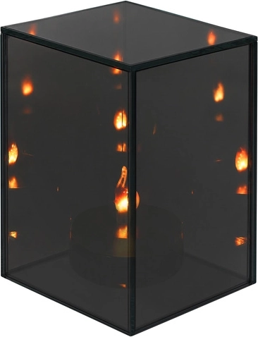 Zortiva spejl LED-lanterne 3D i kubeform
