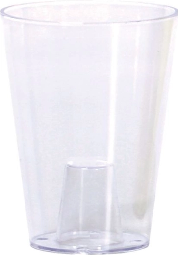 Orkidépotte Coubi Orchid 13 cm – transparent hvid