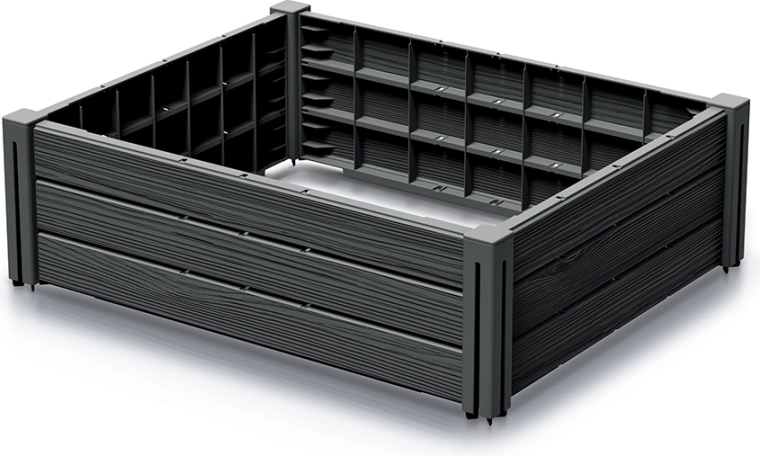 Højbed Base Woody antracit