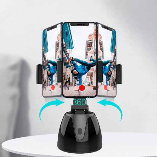 Intelligent drejelig telefonholder med bevægelsessporing